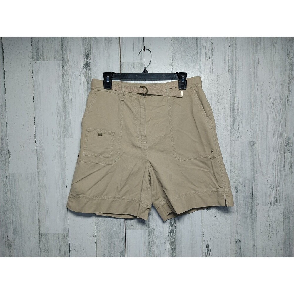 Lauren Ralph Lauren Shorts LRL Tan Khaki 100% Cotton Womens Size 10 Outdoor